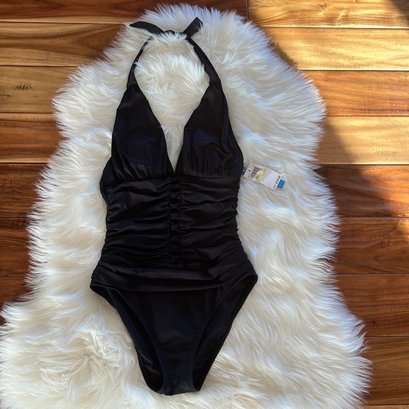 Bleu Rod Beattie Other - Bleu Rod Beattie halter top one piece swimsuit NWT Sz 4